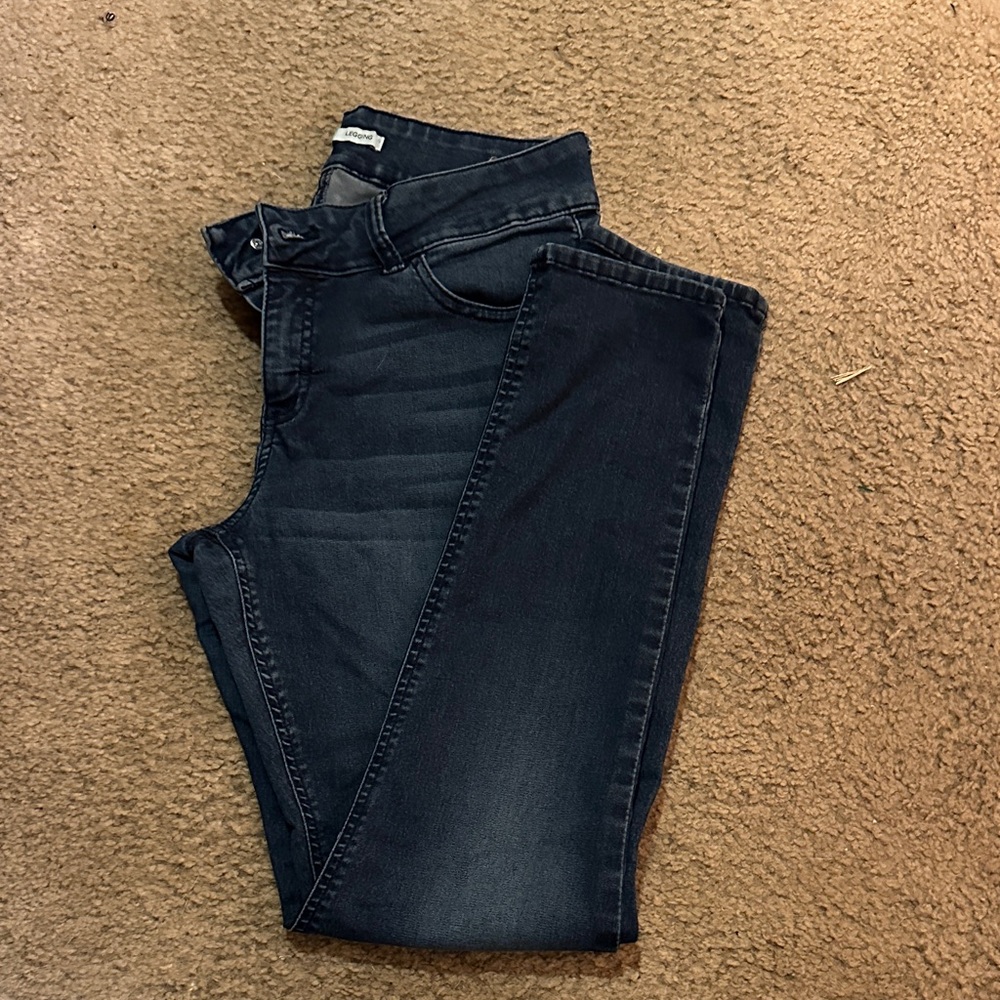 Zara Women's Midnight Blue Skinny Jeans